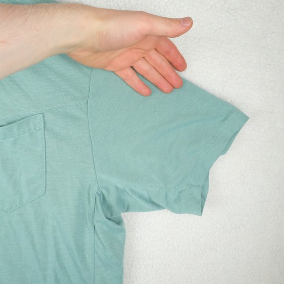 Outdoor Research Button Up Shirt Mens Extra Large Blue Short Sleeve Stretch - Picture 3 of 11